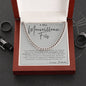 Collier pour Fils en Acier Inoxydable - Cadeau De Maman