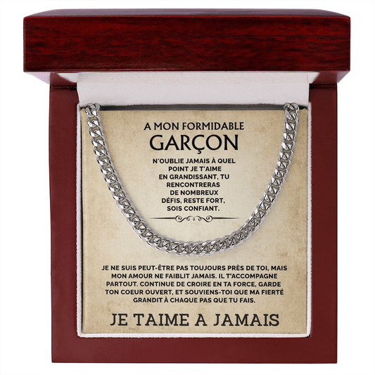 Collier Pour Garçon – de Papa ou Maman