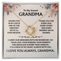 To My Sweet Grandma – Love Knot Necklace