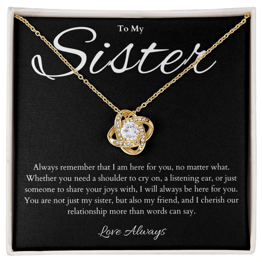 Sister Necklace Gift