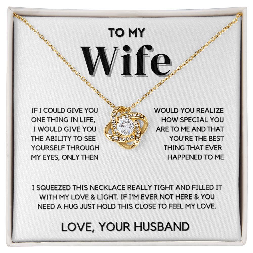 To My Beautiful Wife Necklace