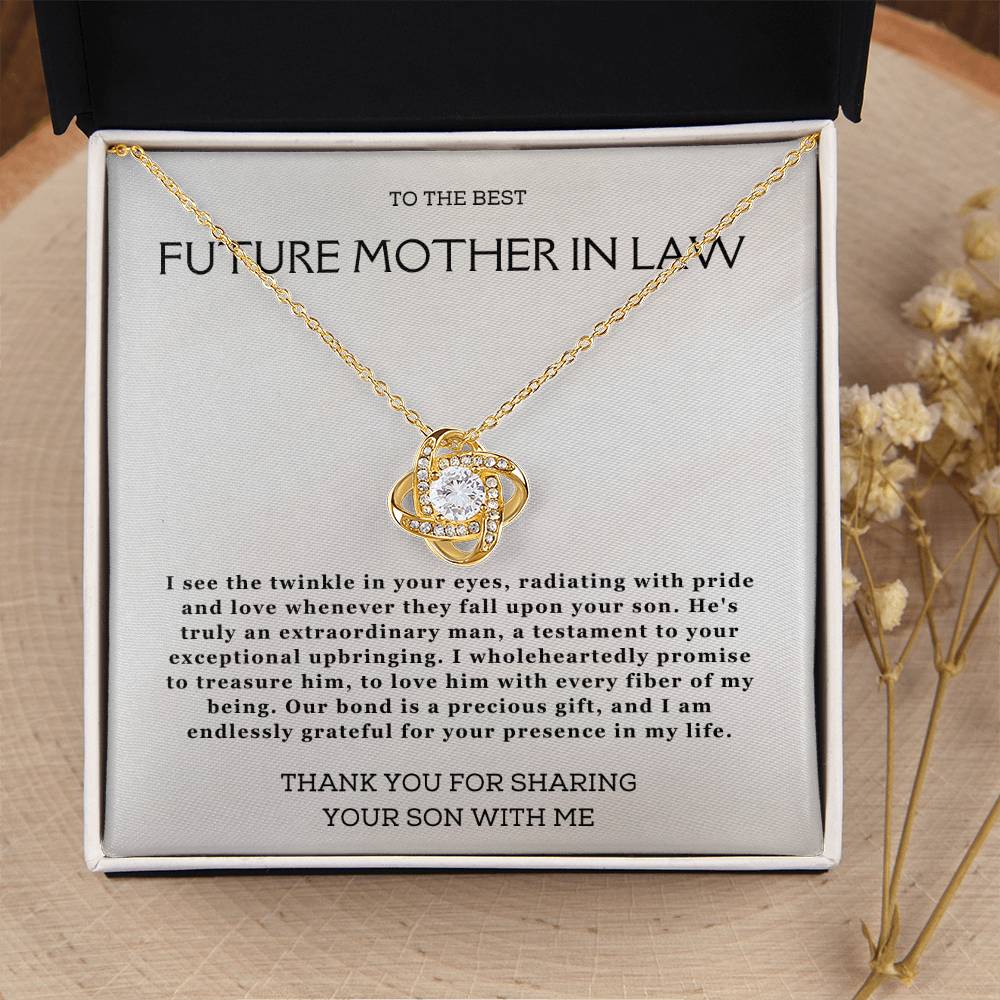 Mother in Law Necklace - Gift for Future Mother in Law - Wedding Jewelry