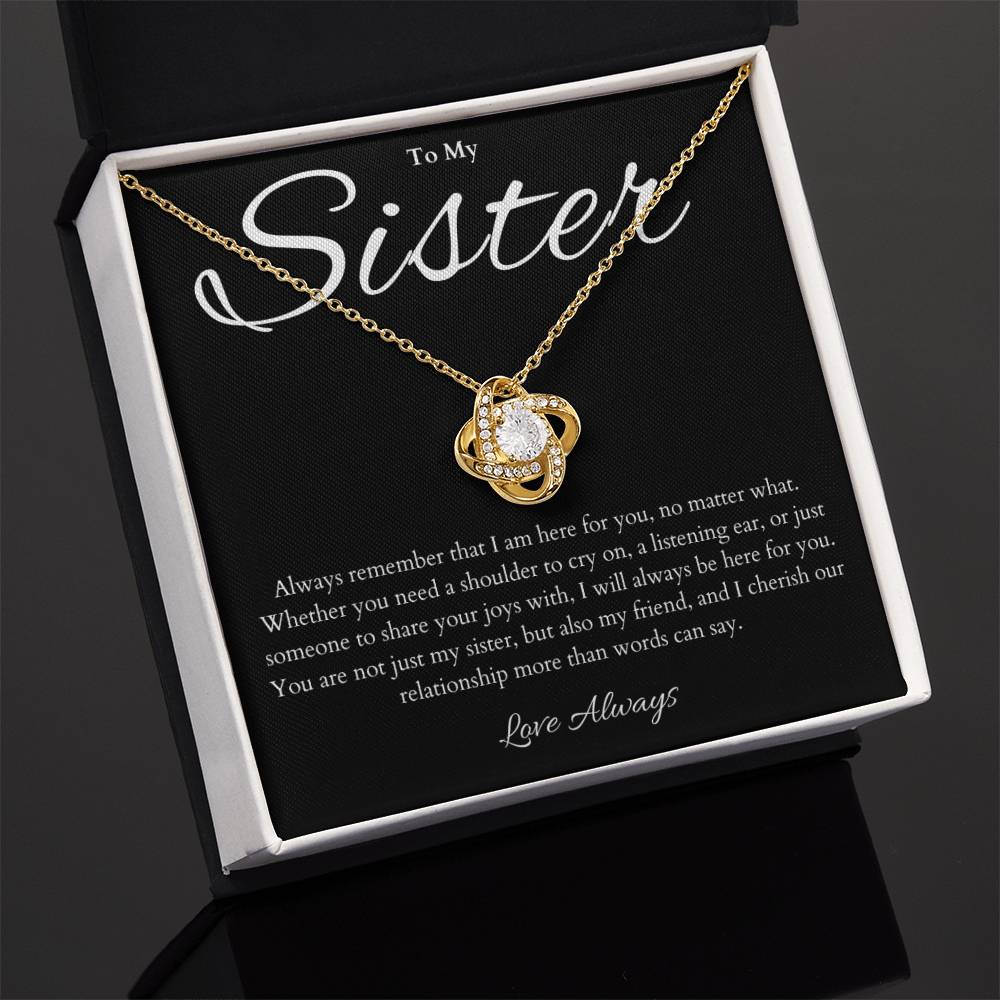 Sister Necklace Gift