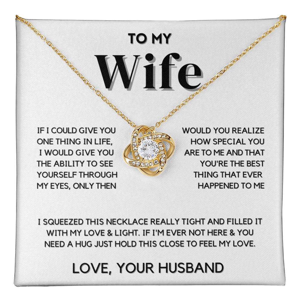 To My Beautiful Wife Necklace