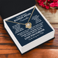 To my bonus mom forever love necklace