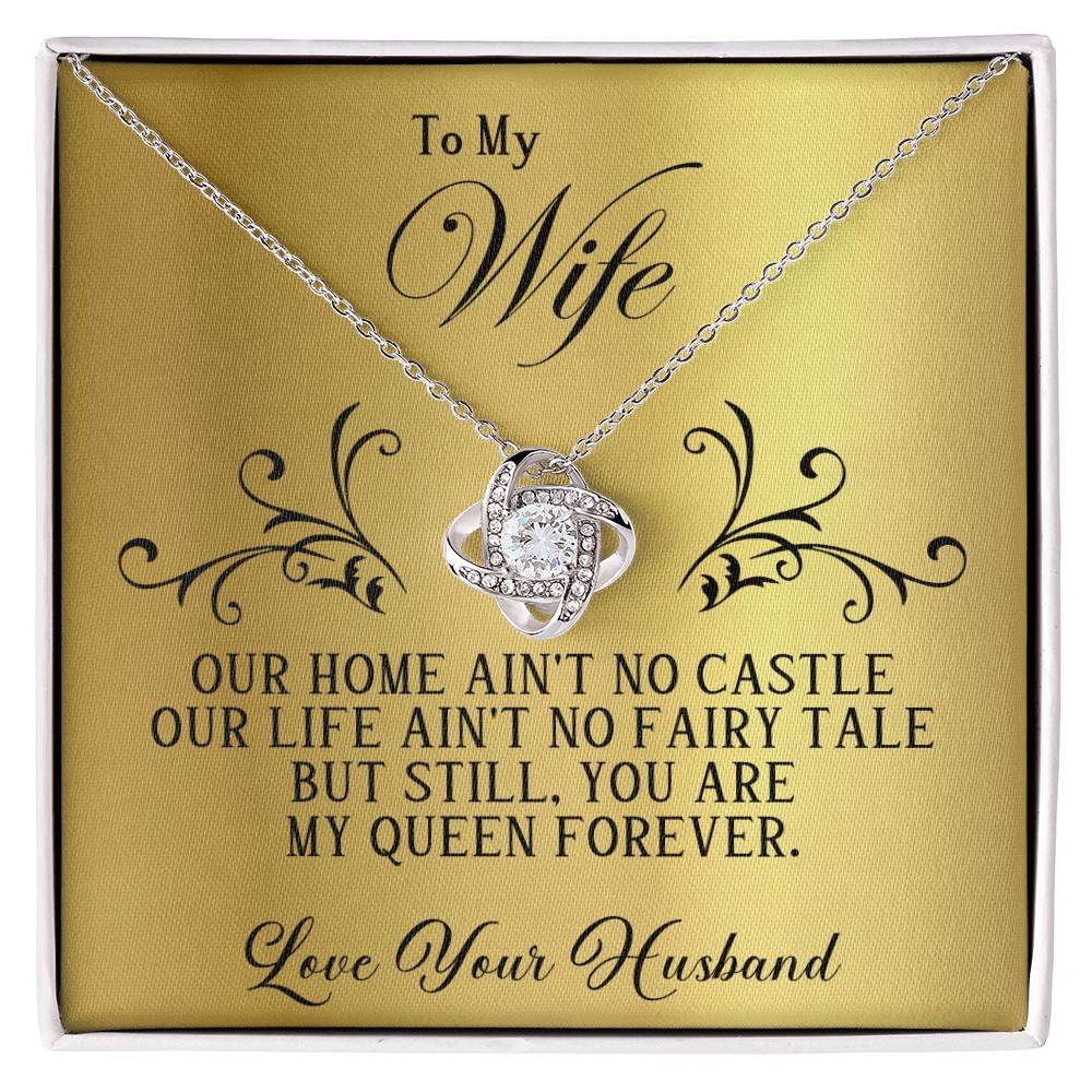 To My Wife Necklace | Wife Birthday Gift | Wife Anniversary Gift