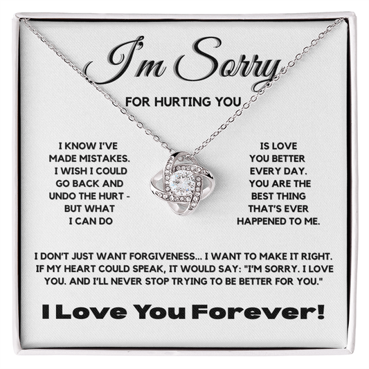 Im Sorry Love Knot