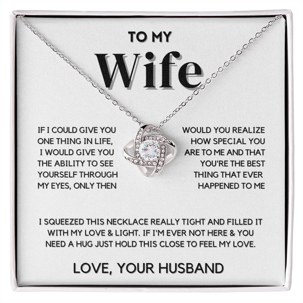 To My Beautiful Wife Necklace