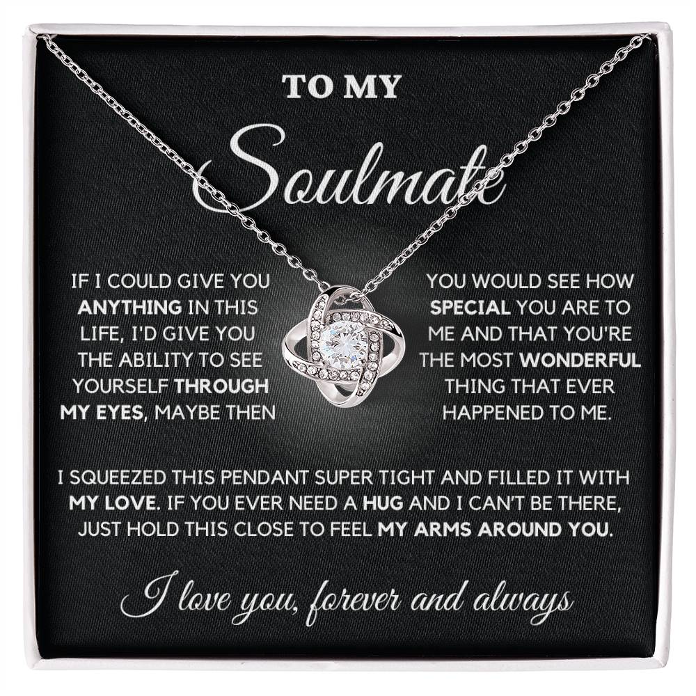 To My Soulmate Necklace with Romantic Message | Perfect Gift For Her