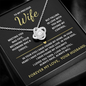 To My Precious Wife – Love Knot Necklace Gift from Husband