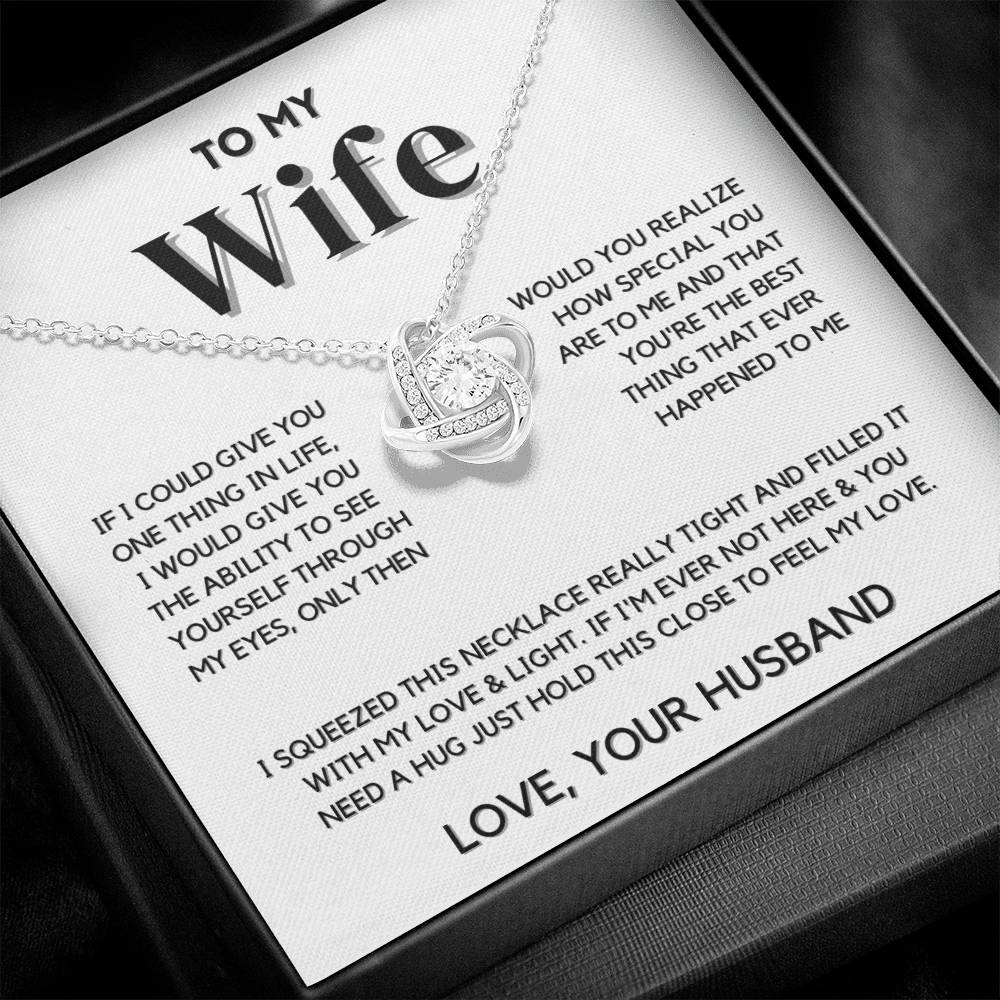 To My Beautiful Wife Necklace