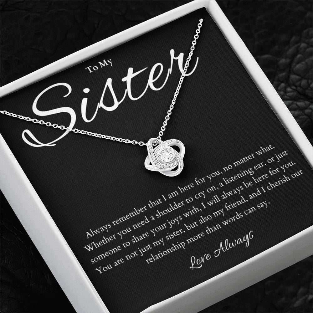 Sister Necklace Gift