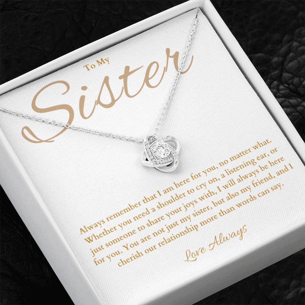 Sister Gift -  Beautiful Necklace for Sister Birthday -