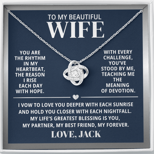 To My Wife Necklace | Romantic Gift for Her