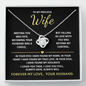 To My Precious Wife – Love Knot Necklace Gift from Husband