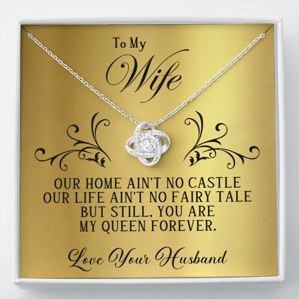 To My Wife Necklace | Wife Birthday Gift | Wife Anniversary Gift