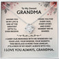 To My Sweet Grandma – Love Knot Necklace