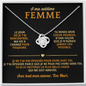 Collier Noeud d'Amour A Ma Sublime Femme