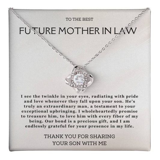 Mother in Law Necklace - Gift for Future Mother in Law - Wedding Jewelry