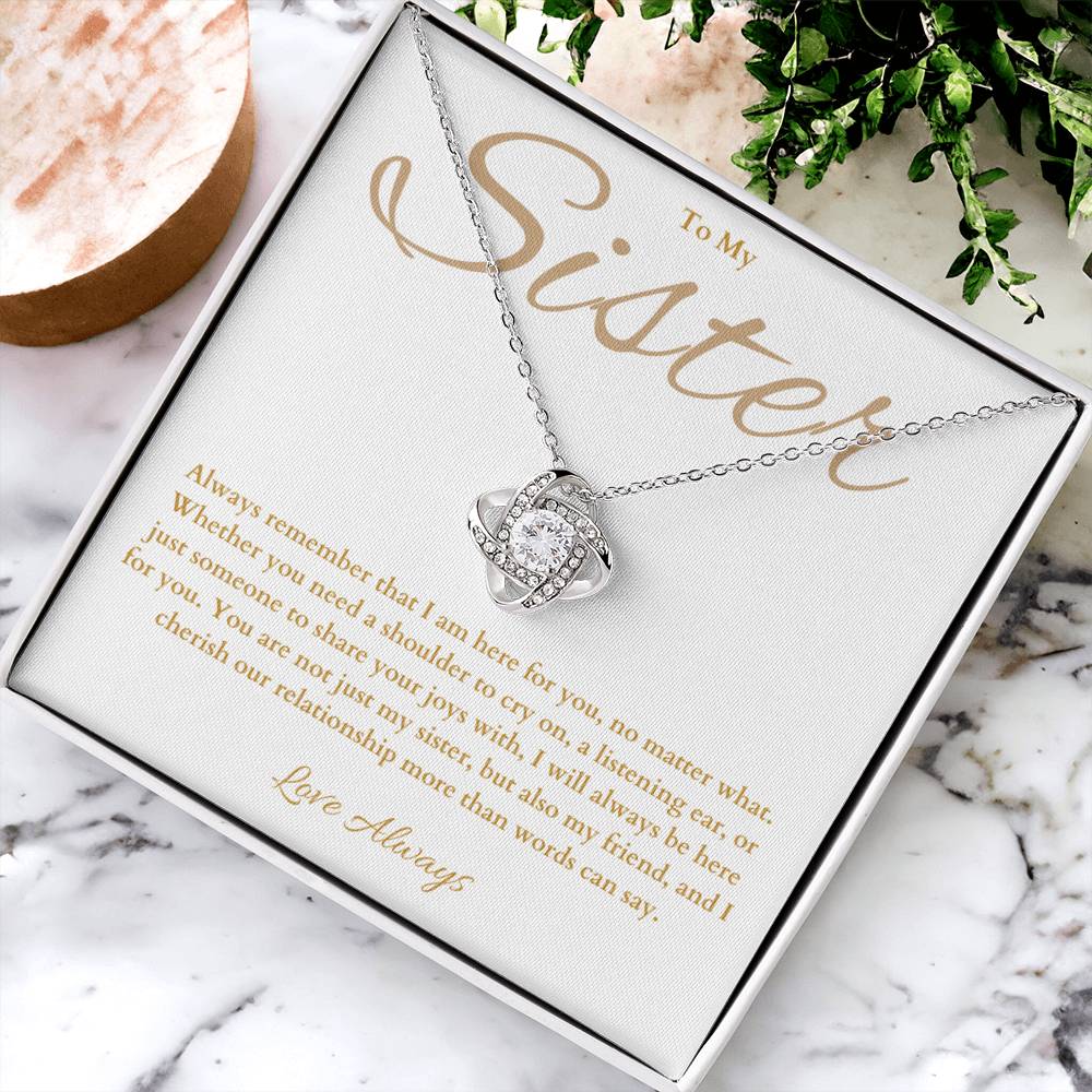 Sister Gift -  Beautiful Necklace for Sister Birthday -