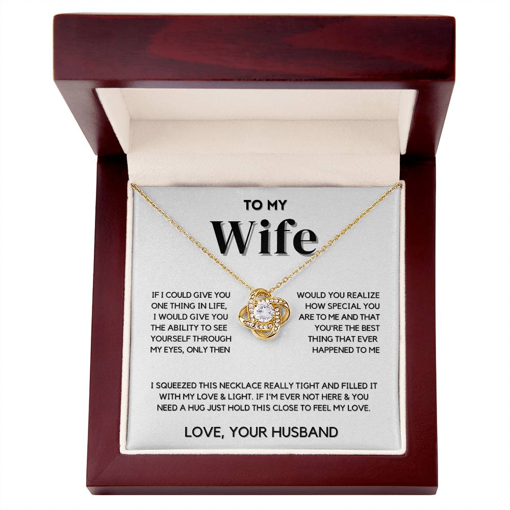 To My Beautiful Wife Necklace