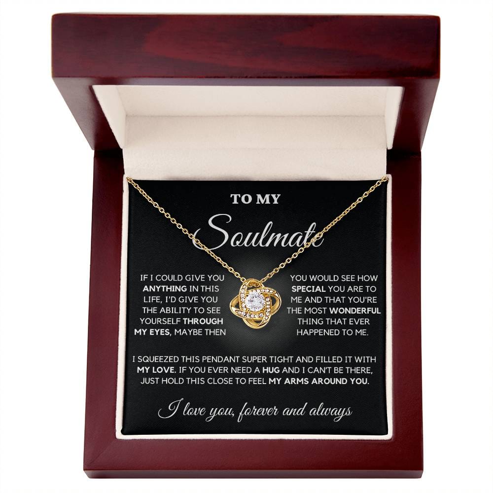 To My Soulmate Necklace with Romantic Message | Perfect Gift For Her