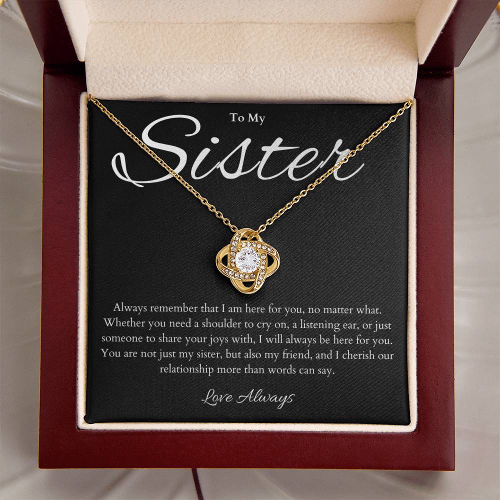 Sister Necklace Gift