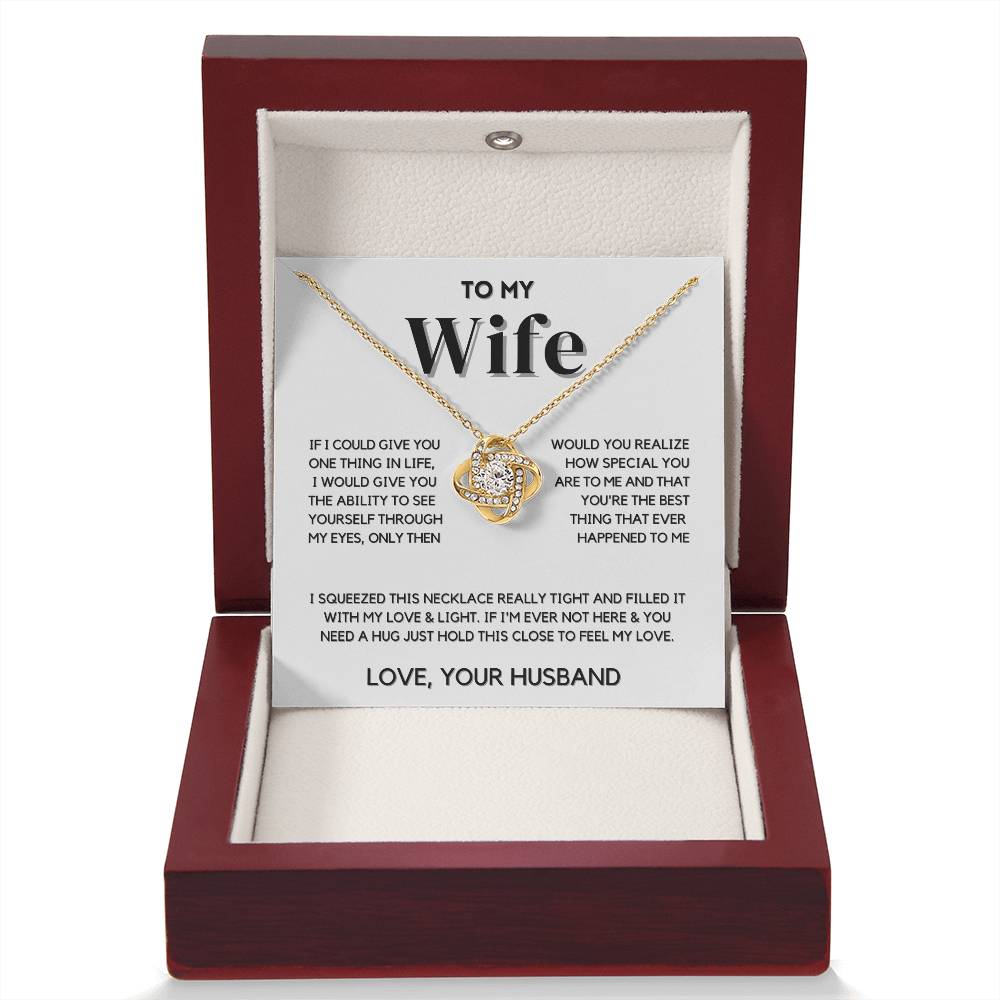 To My Beautiful Wife Necklace