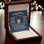 To my bonus mom forever love necklace