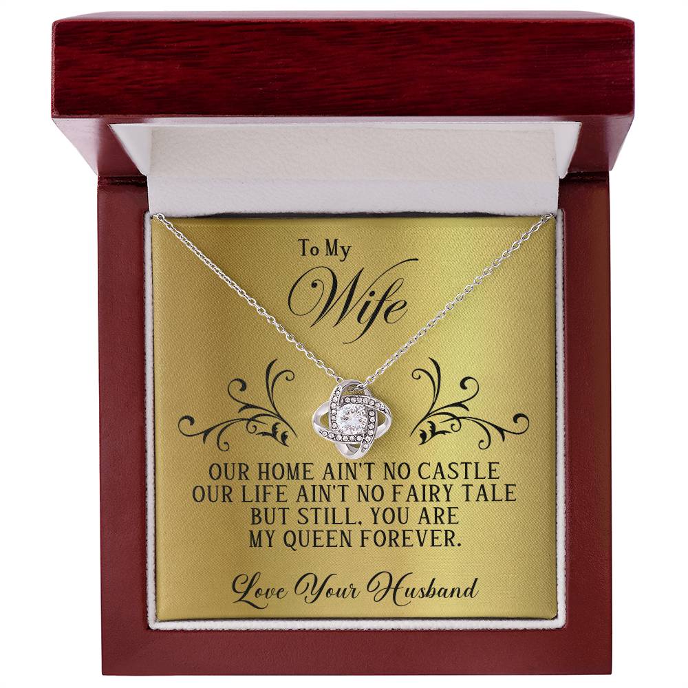 To My Wife Necklace | Wife Birthday Gift | Wife Anniversary Gift