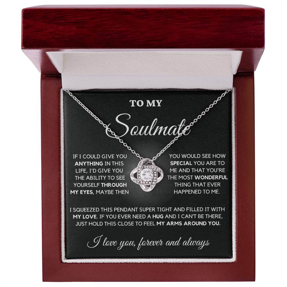 To My Soulmate Necklace with Romantic Message | Perfect Gift For Her