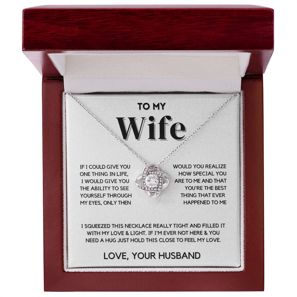 To My Beautiful Wife Necklace