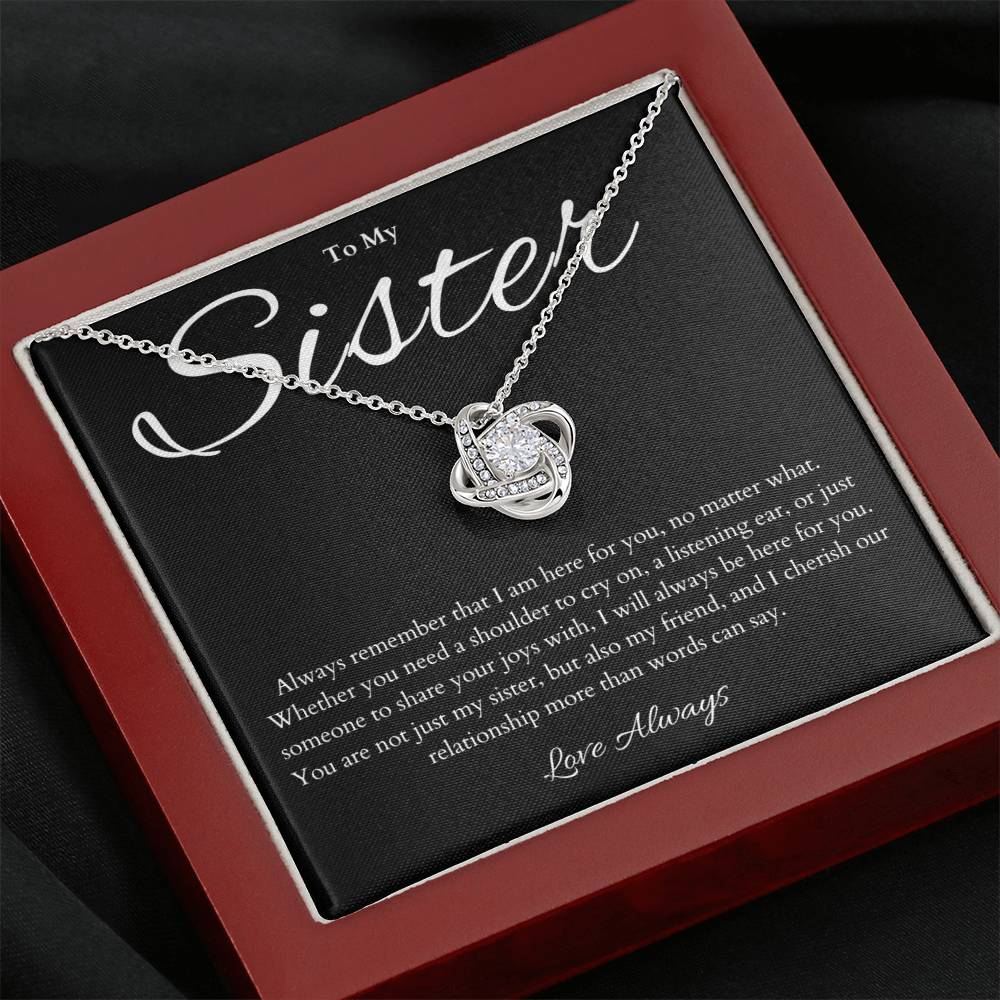 Sister Necklace Gift