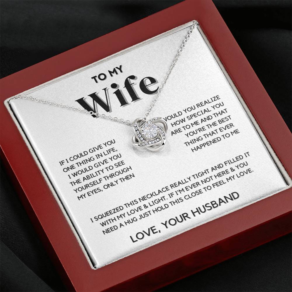 To My Beautiful Wife Necklace