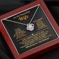 To My Beautiful Wife – Love Knot Necklace