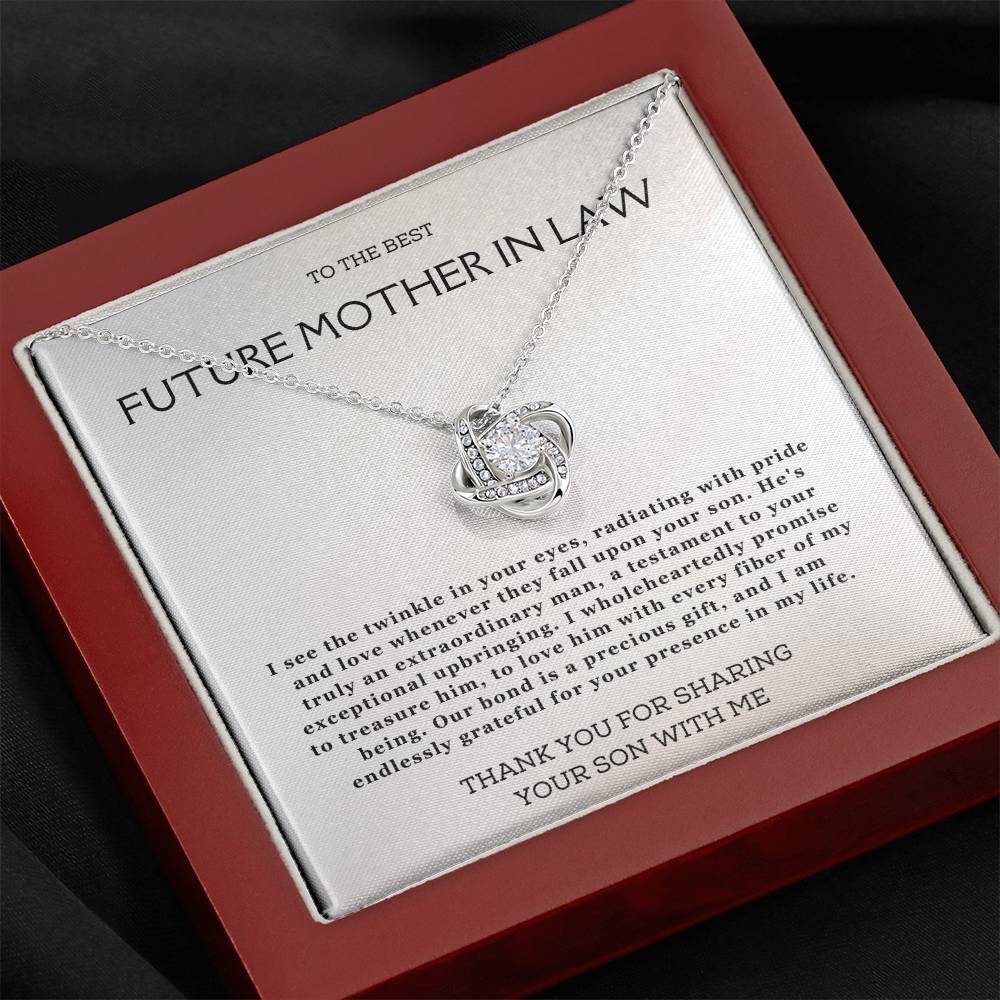 Mother in Law Necklace - Gift for Future Mother in Law - Wedding Jewelry