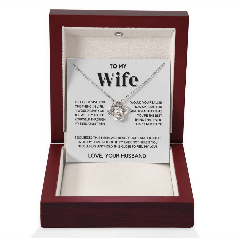 To My Beautiful Wife Necklace