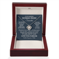 To my bonus mom forever love necklace