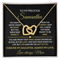 Bonus Daughter Necklace – Forever My Love Gift from Mom