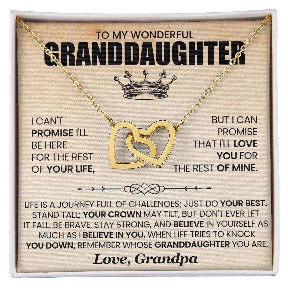 Granddaughter Necklace | Interlocking Hearts – The Perfect Gift