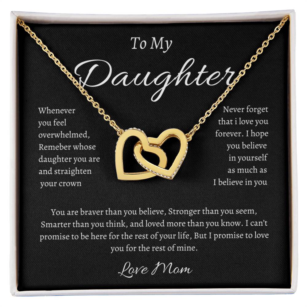 To My Daughter - Necklace Gift From Mom