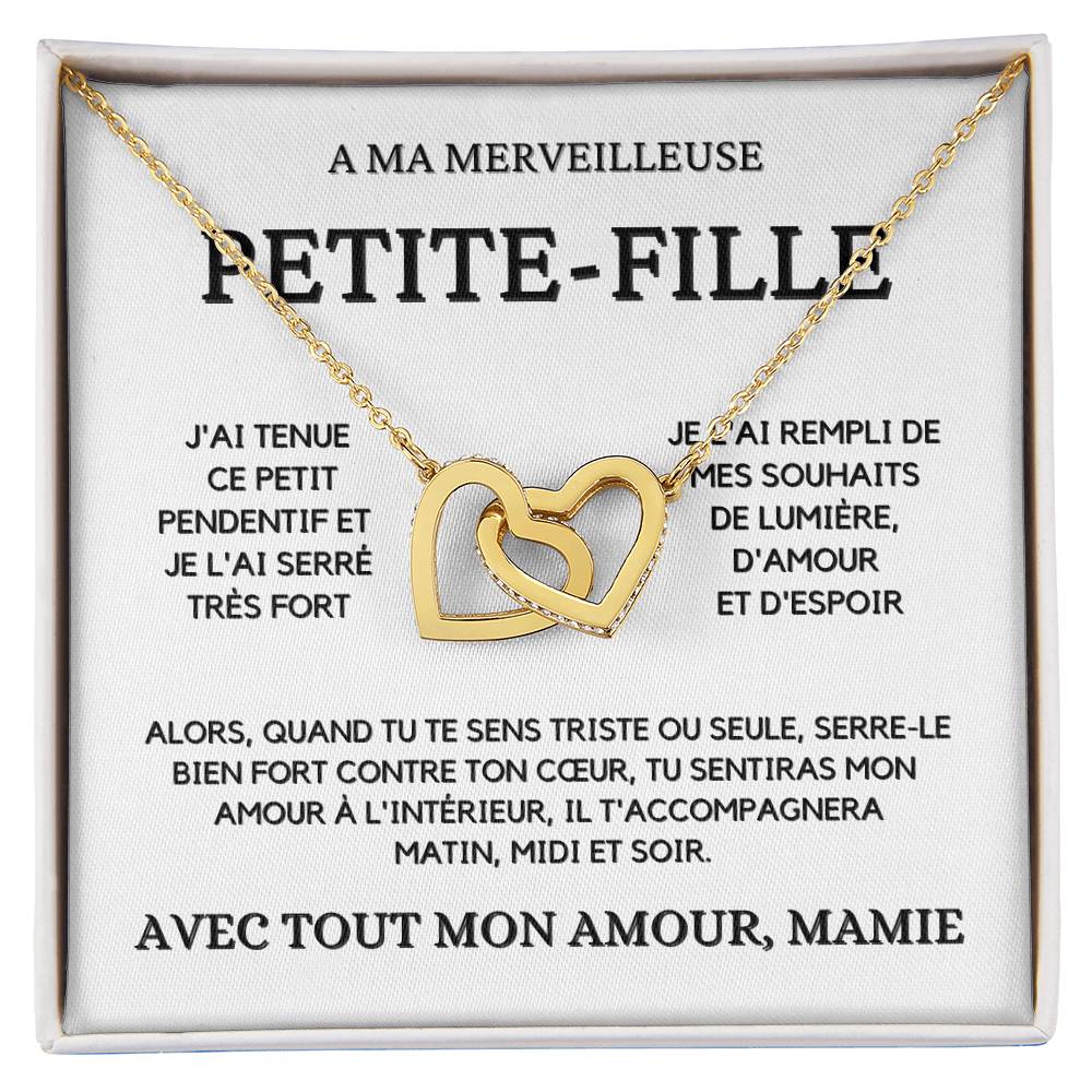 A Ma Petite Fille – Pendentif d'Amour de Mamie