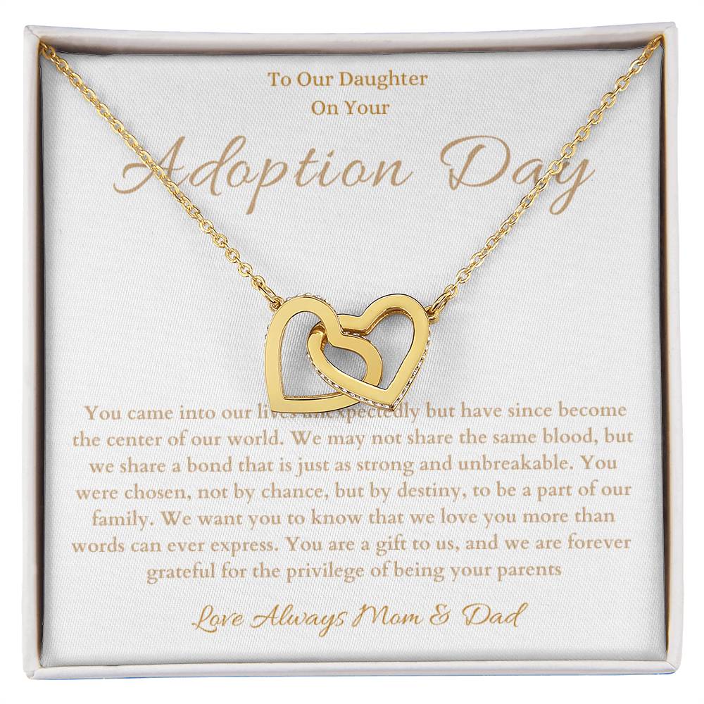 Adoption Day Necklace Gift For Daughter