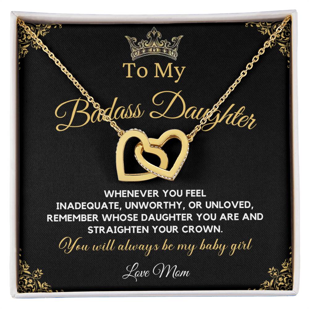 To My Daughter Necklace From Mom | Badass Daughter Necklace