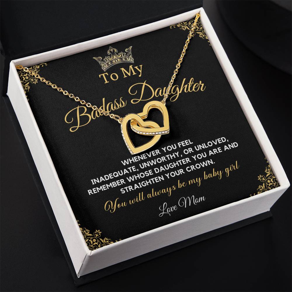 To My Daughter Necklace From Mom | Badass Daughter Necklace