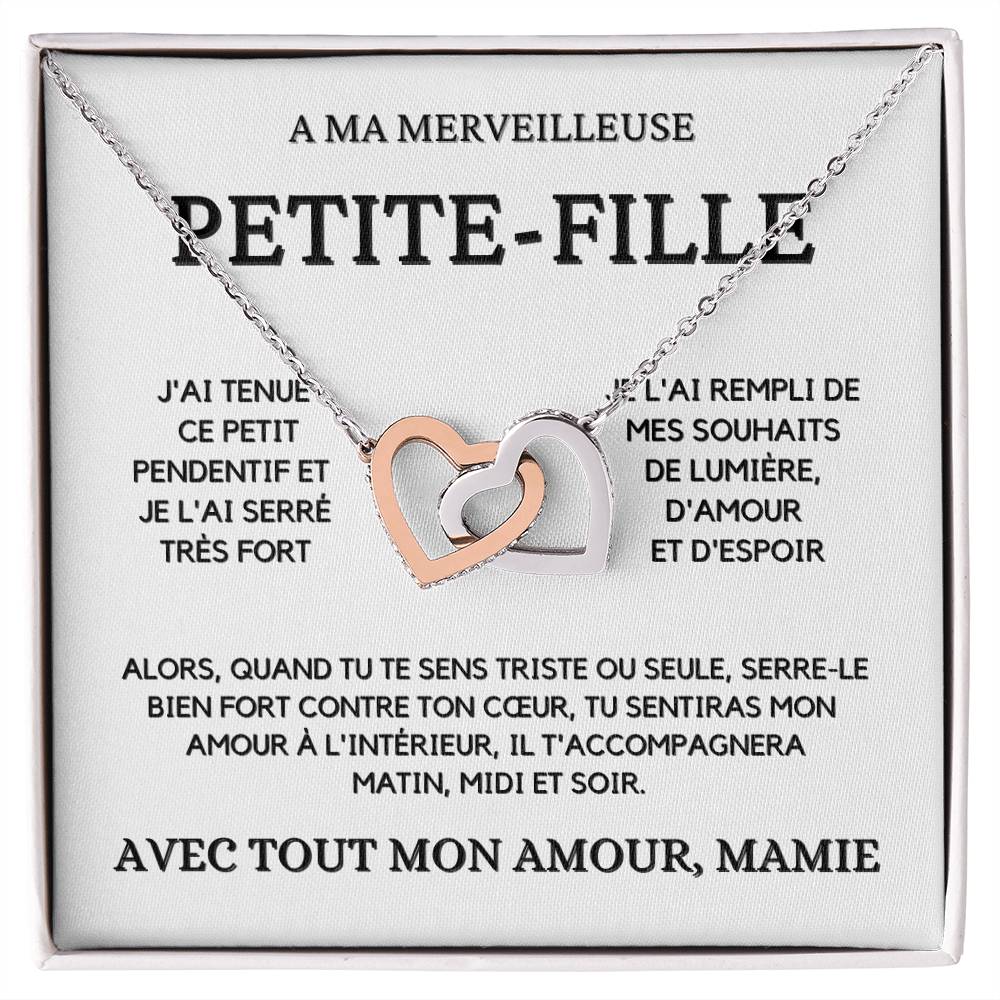 A Ma Petite Fille – Pendentif d'Amour de Mamie