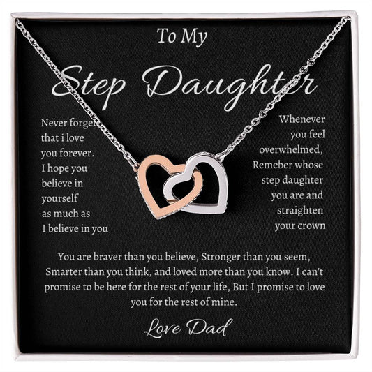 Stepdaughter Necklace Gift From Dad