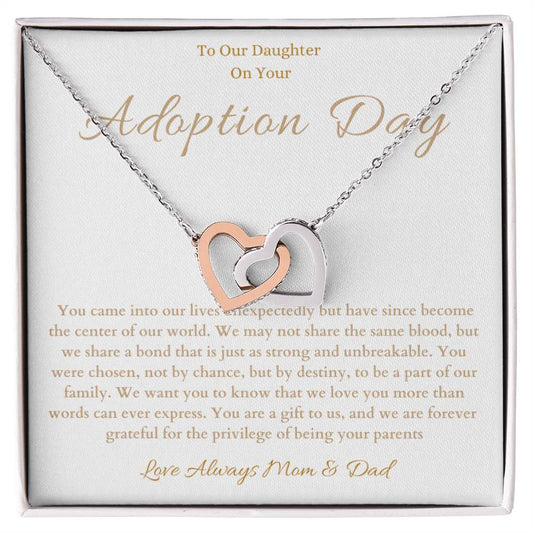 Adoption Day Necklace Gift For Daughter