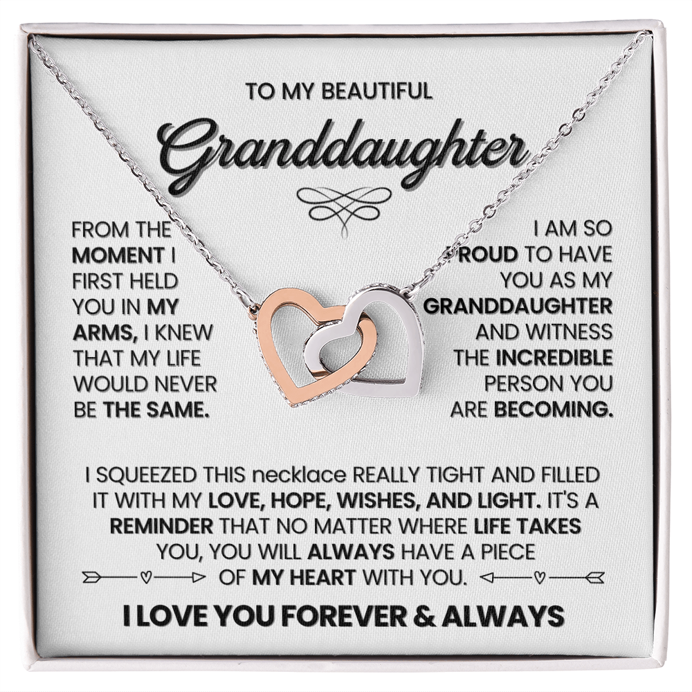 Granddaughter Necklace - Emotional Gift