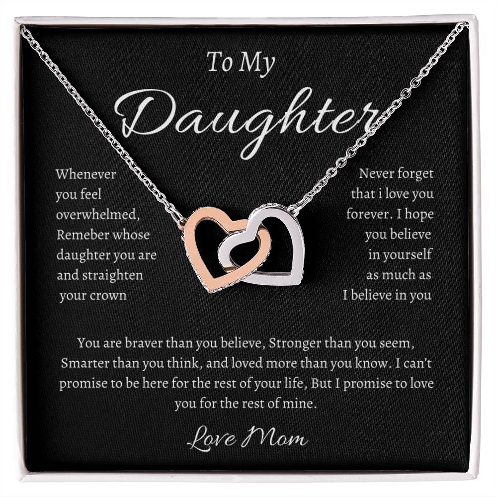 To My Daughter - Necklace Gift From Mom